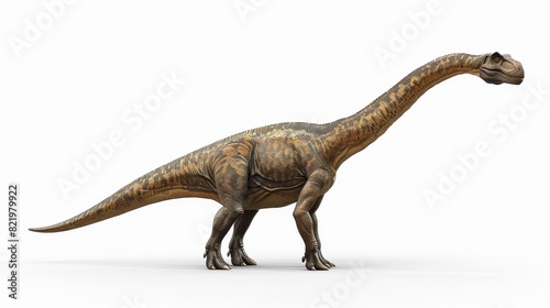 3D illustration of Brachiosaurus altithorax from the Late Jurassic  182 million years ago 