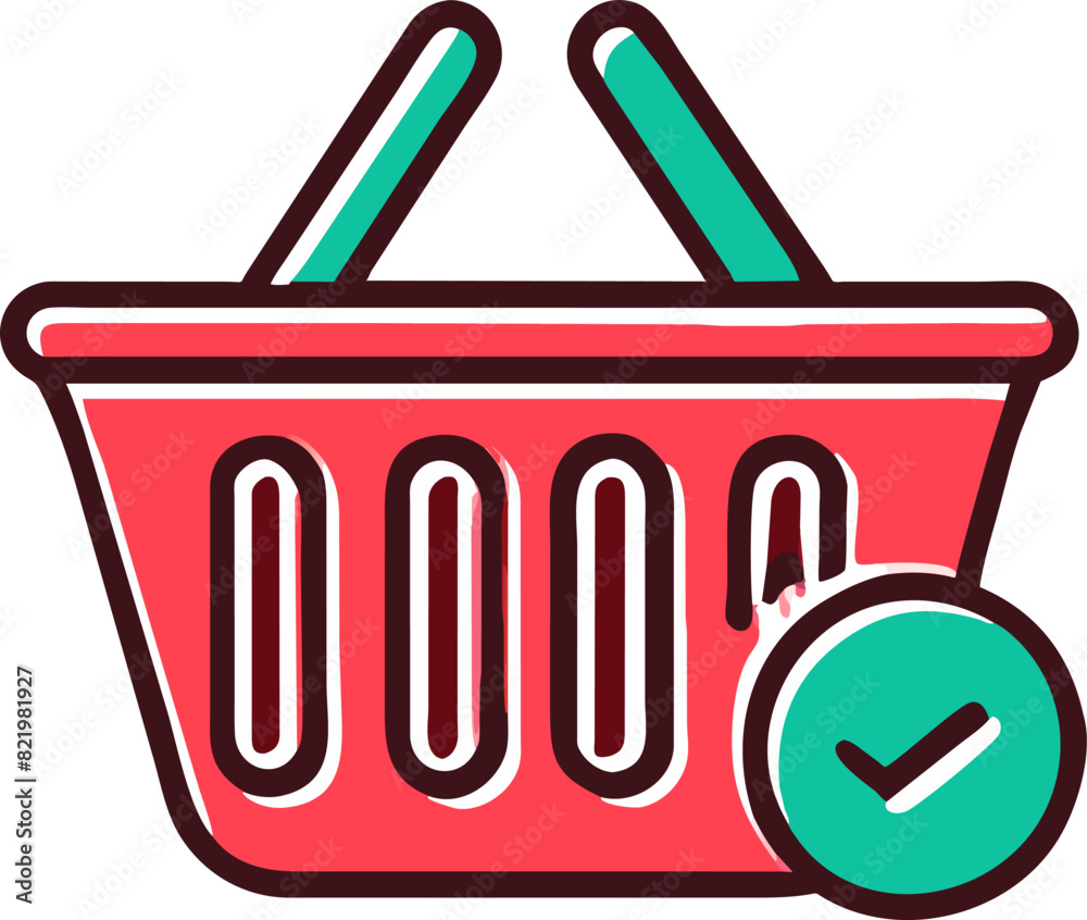 shopping online busket, icon shopping online busket, icon