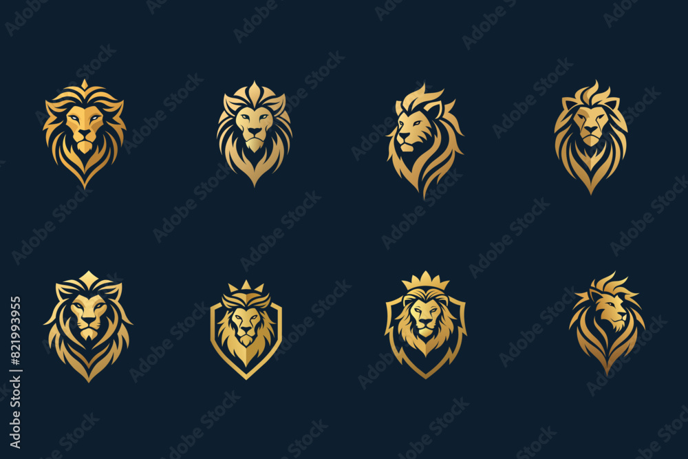 Obraz premium Lions head