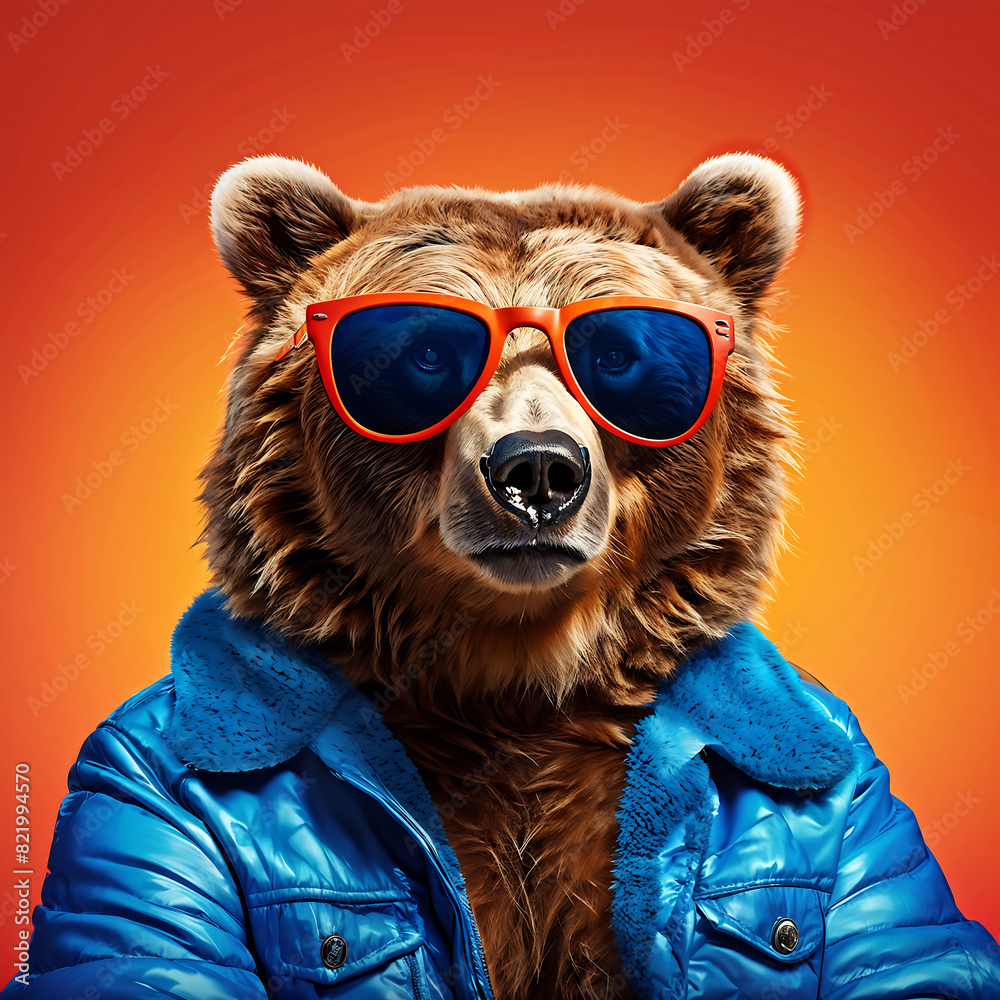 bear in sunglasses