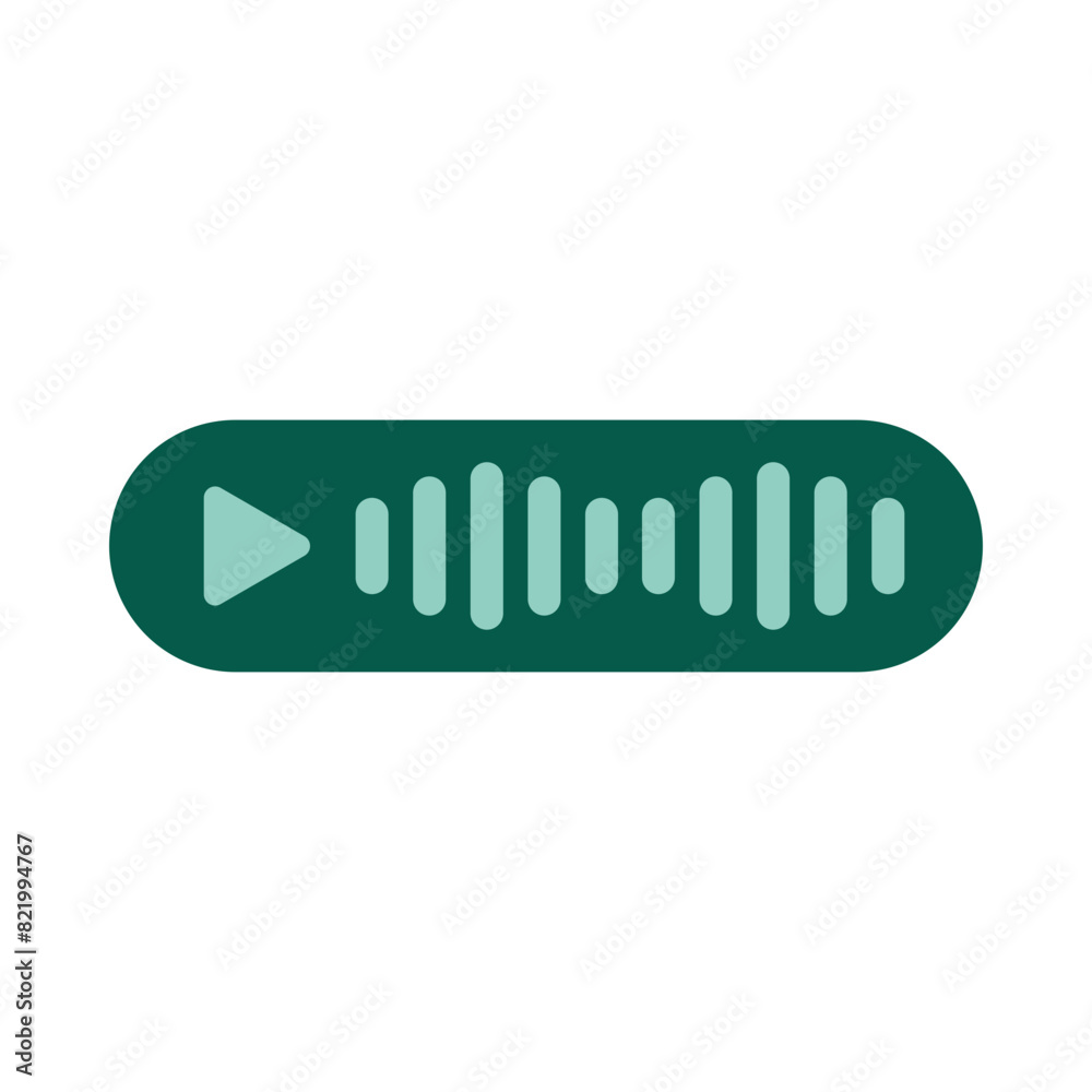 Voice Message Vector Flat Icon Voice Message Vector Flat Icon