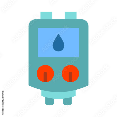 Water Heater Vector Flat Icon