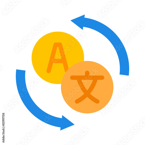 Interpreter Vector Flat Icon