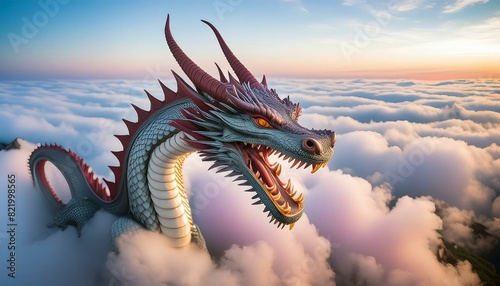雲海から現れたドラゴン © kasumi
