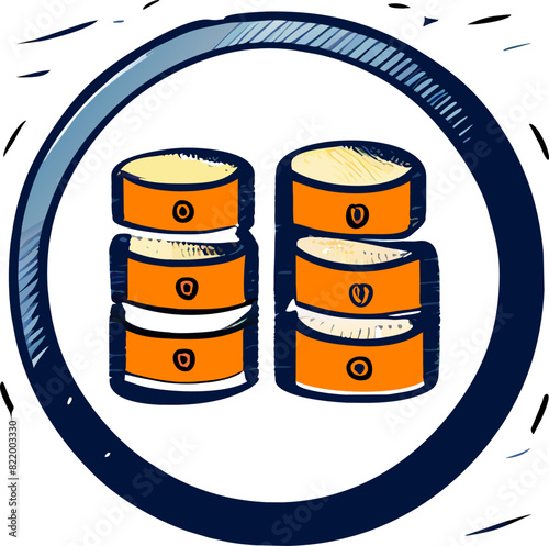 treasury cluster, icon uneven fill