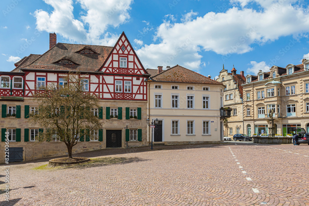 Cityscape of Kronach town Cityscape of Kronach town