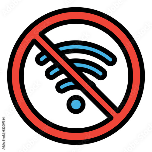 Disconnected Icon in Filled Line Style