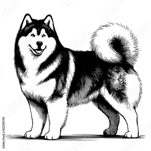illustration of a dog
