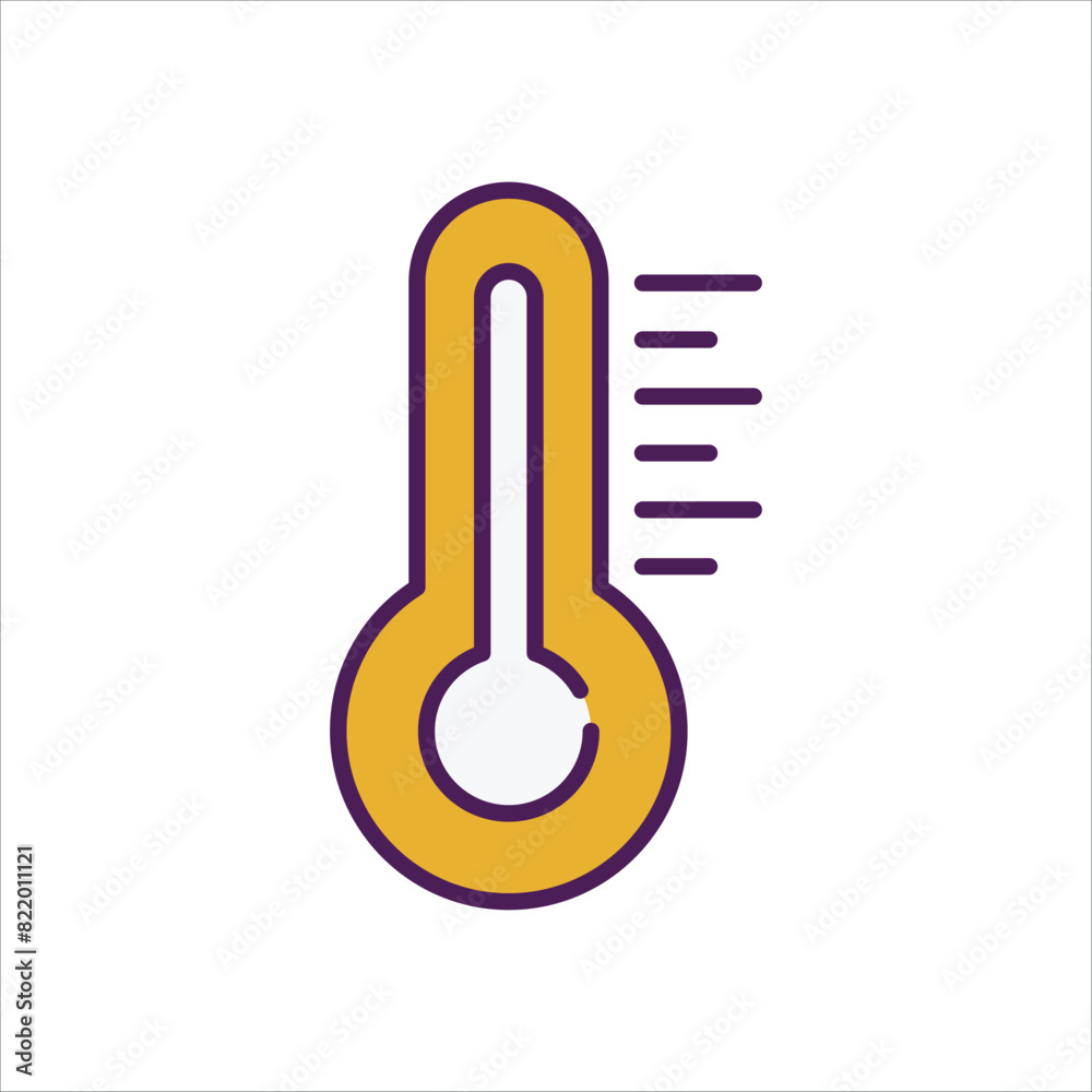 Thermometer Icon editable stock vector icon Thermometer Icon editable stock vector icon