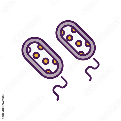 Bacteria  Icon editable stock vector icon