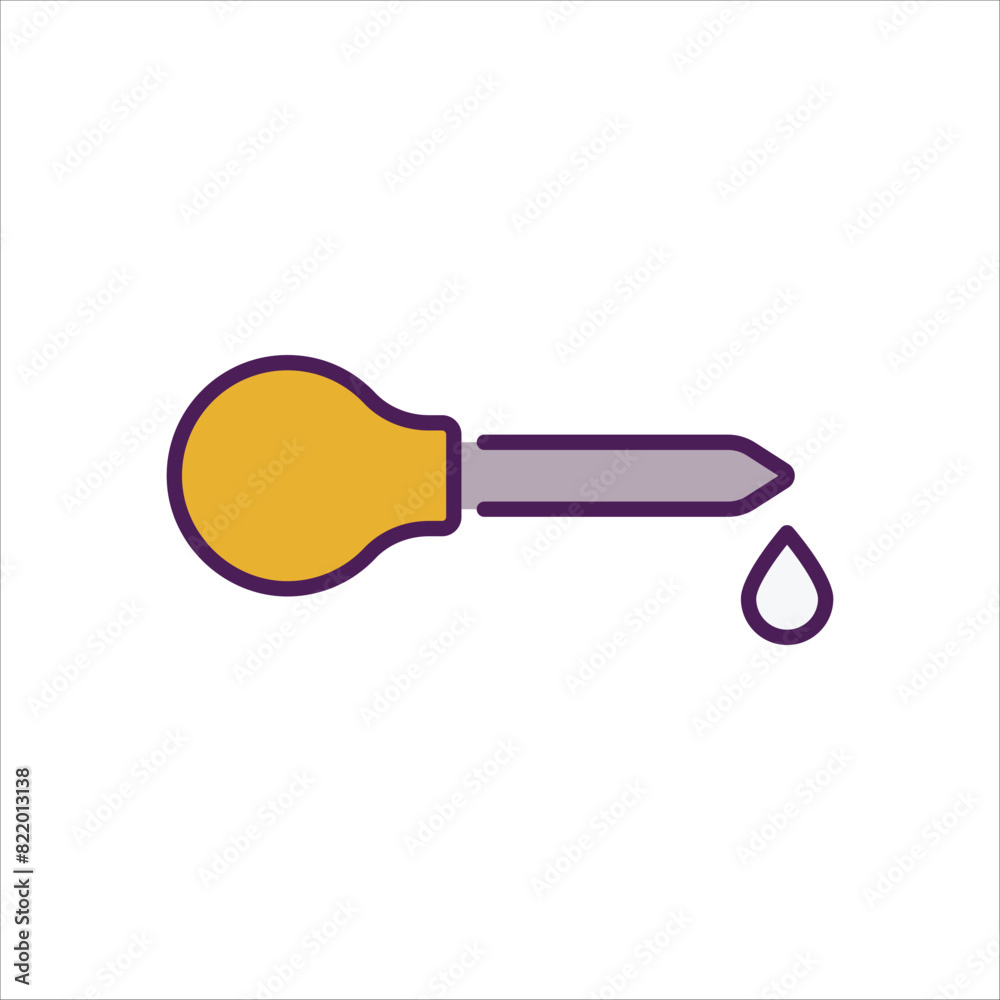 Pipette Icon editable stock vector icon Pipette Icon editable stock vector icon