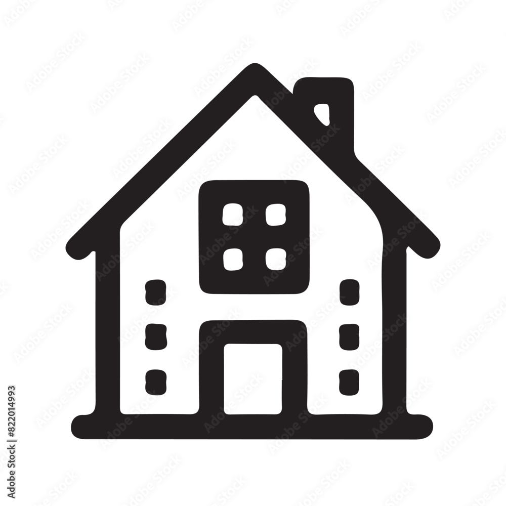 Home line art  Icon, home icon vector