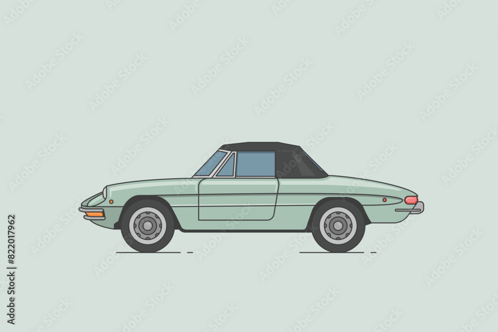 Car vector illustration, line style design Car vector illustration, line style design