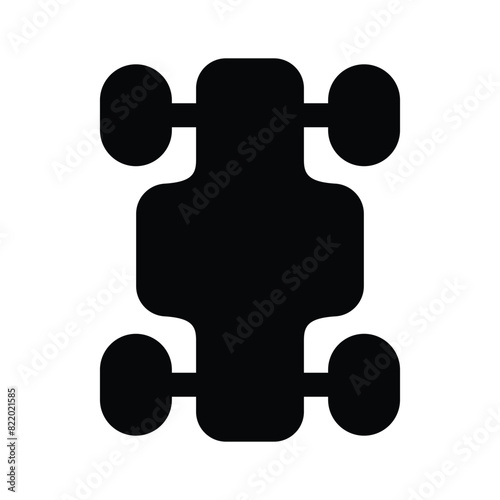 Take a look at carefully crafted icon of racing car, ready to use vector