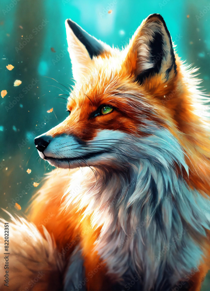 fox in the sun