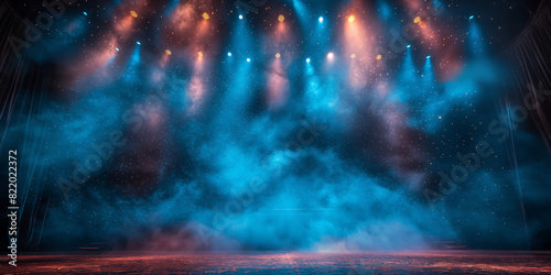 stage abstract light background