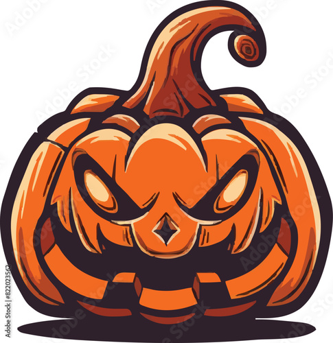 Halloween pumkin icon. vector illustration.