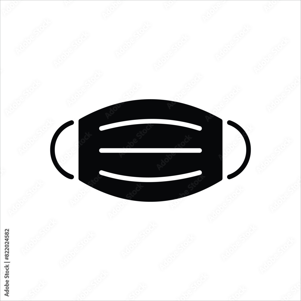 Medical Mask Icon editable stock vector icon Medical Mask Icon editable stock vector icon