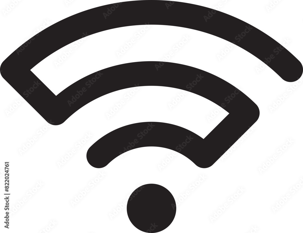 Wi Fi symbol signal connection. Vector wireless internet technology sign. Wifi network communication icon. Wi Fi symbol signal connection. Vector wireless internet technology sign. Wifi network communication icon.