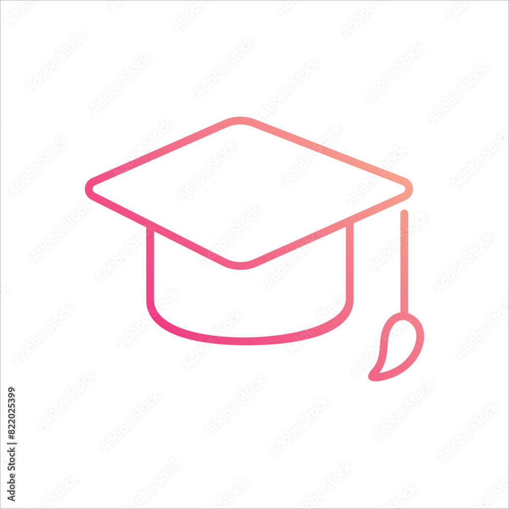 Graduation Cap Icon editable stock vector icon Graduation Cap Icon editable stock vector icon