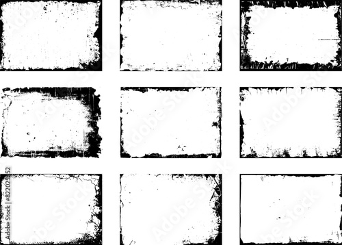 Hight quality overlay paper texture with grunge uneven and scratch's for the design of any cover, album, page, photo. Dust and dirt texture for cover photo filter set. Overlay collection.	