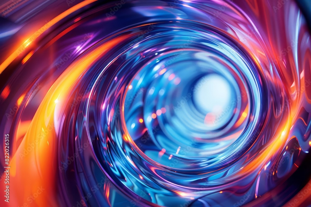 Futuristic abstract swirl with vibrant neon colors and dynamic light trails, perfect for backgrounds, technology, or digital artwork themes. Futuristic abstract swirl with vibrant neon colors and dynamic light trails, perfect for backgrounds, technology, or digital artwork themes.