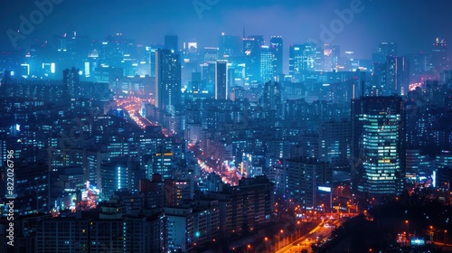 urban night view