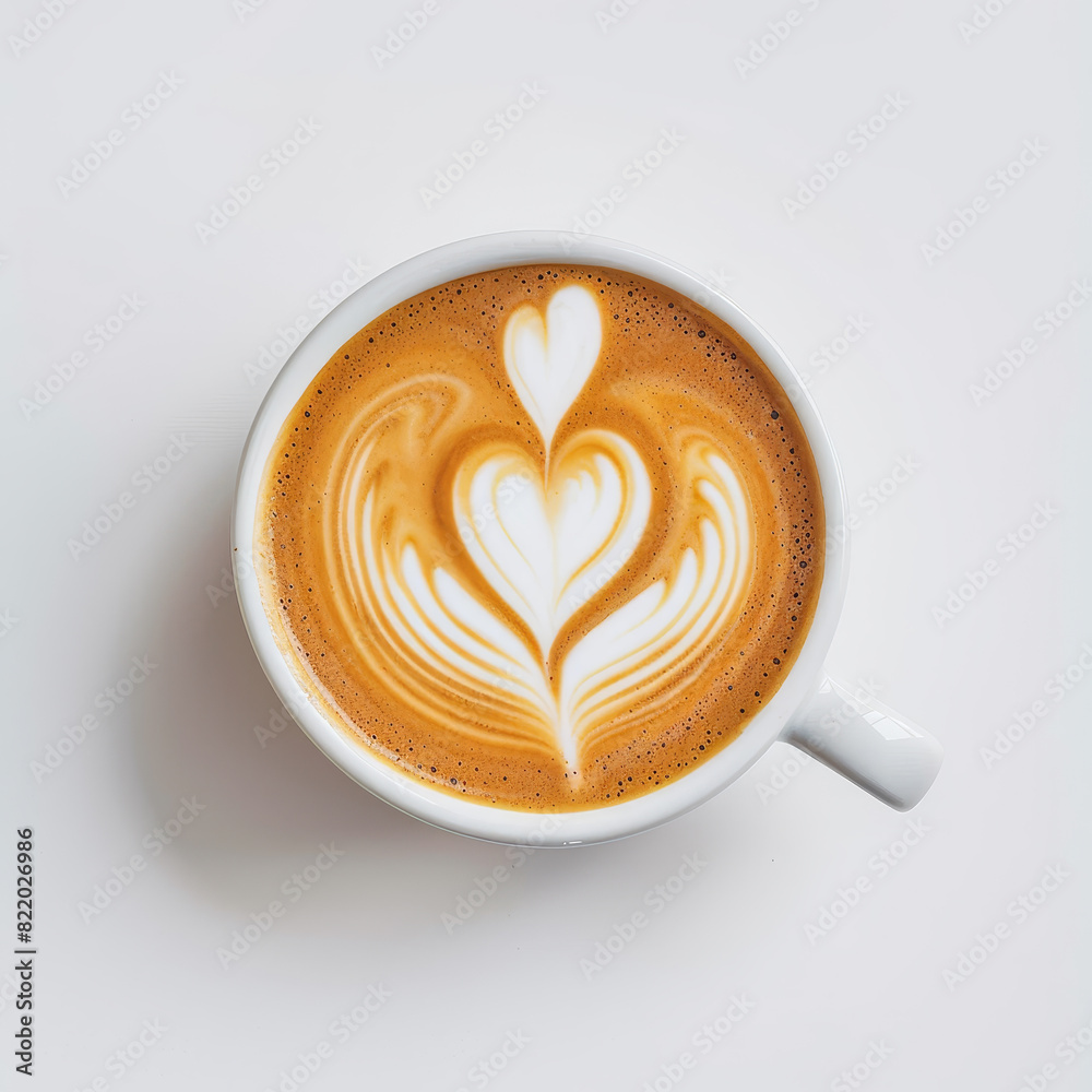 Heartfelt Brew: A Cup of Coffee With a Unique Pattern Heartfelt Brew: A Cup of Coffee With a Unique Pattern