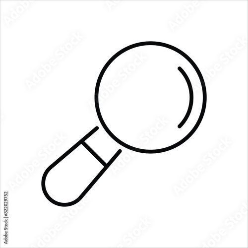 Loupe  Icon editable stock vector icon