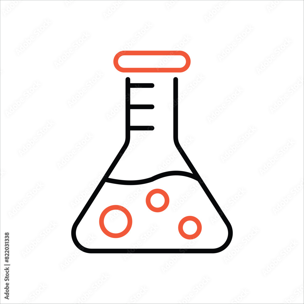 Flask Icon editable stock vector icon Flask Icon editable stock vector icon