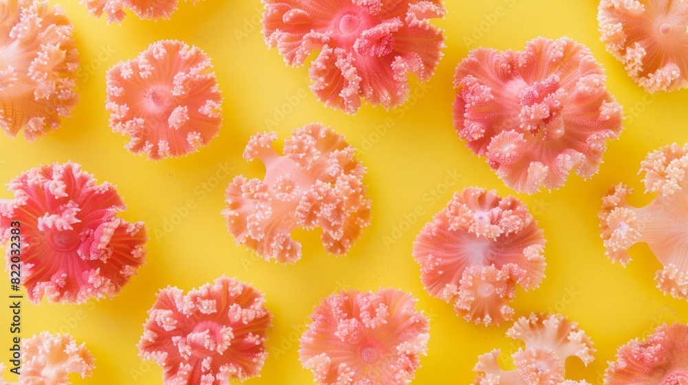 Fototapeta premium pink sea corals.