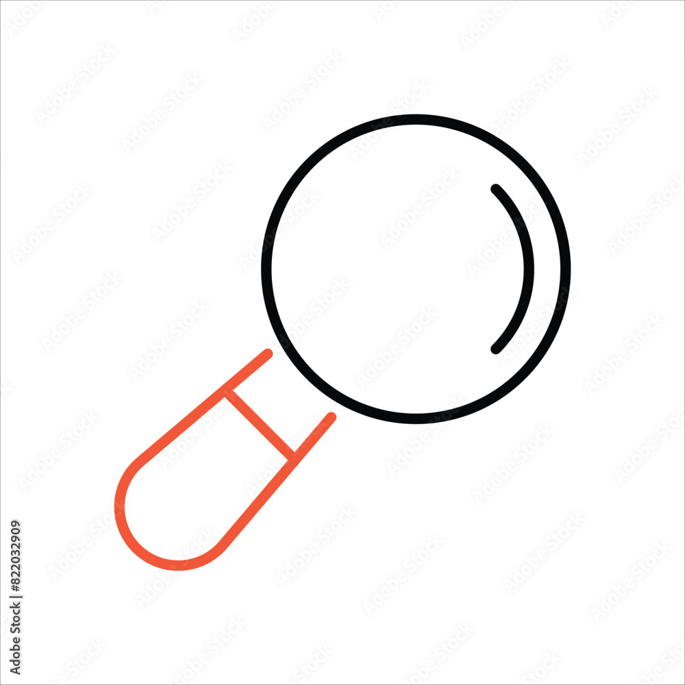 Loupe Icon editable stock vector icon Loupe Icon editable stock vector icon