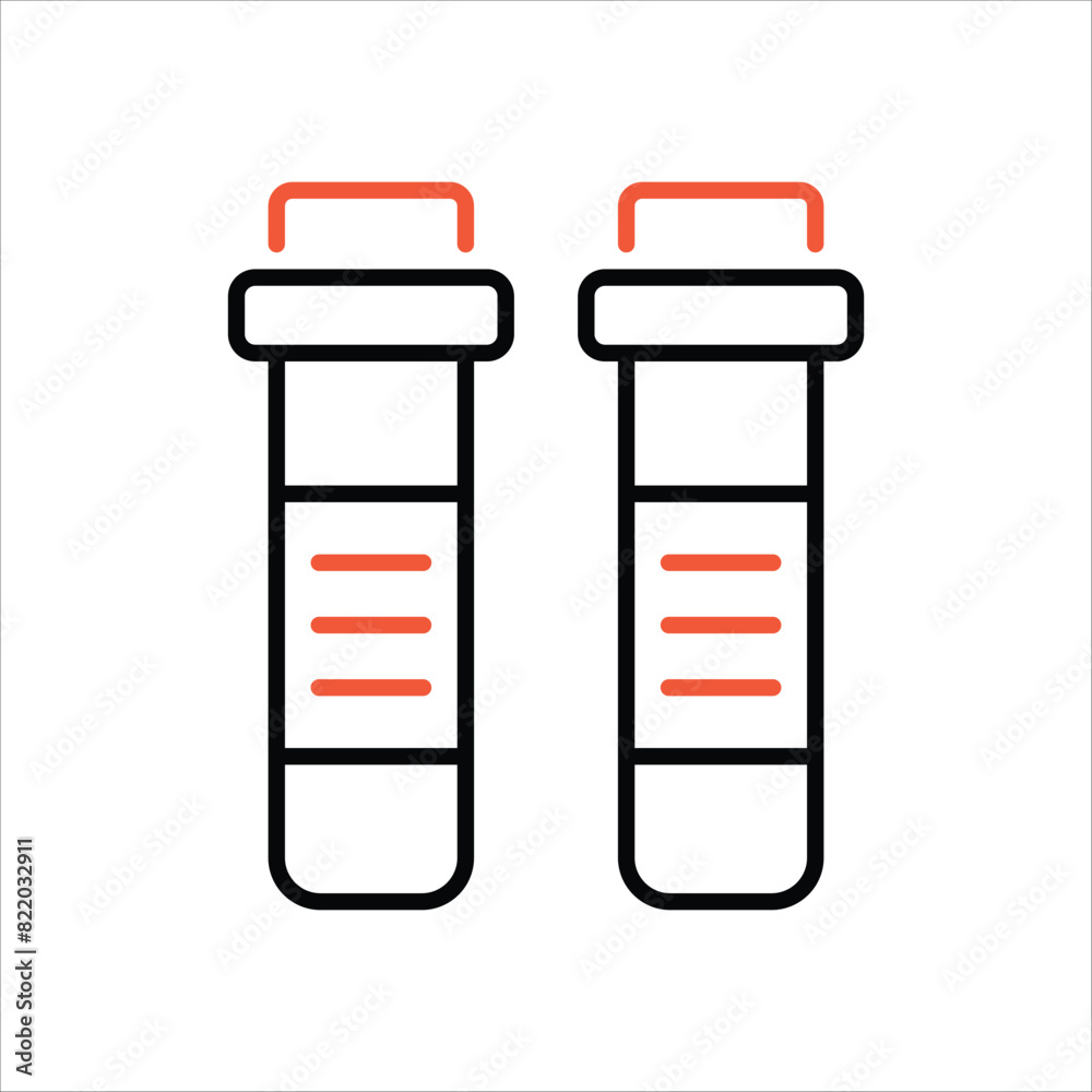 Test Tube Icon editable stock vector icon Test Tube Icon editable stock vector icon