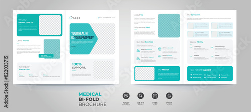 Medical Bi-fold Brochure Design