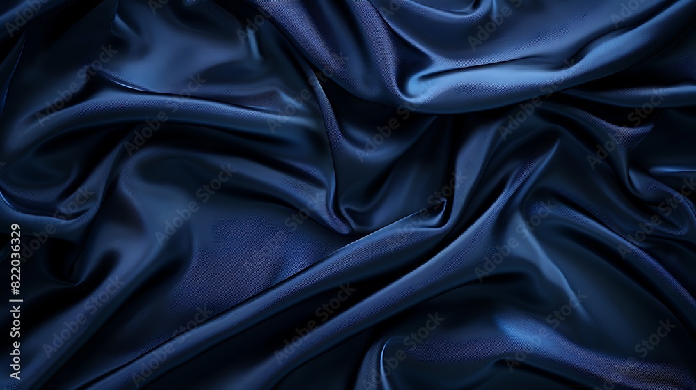 Fototapeta premium Tranquil Midnight Serenity - Deep Navy Blue Background in Analogous Color Scheme for Elegant Digital Design