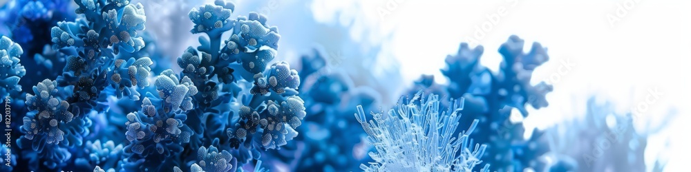 blue sea corals. blue sea corals.