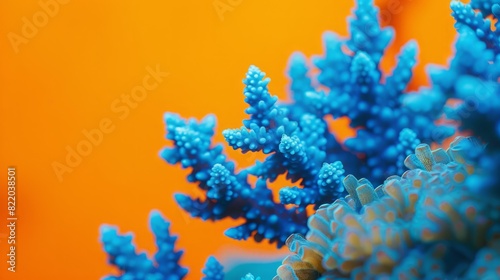 blue sea corals.