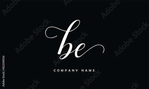 BE, EB, B, E Abstract Letters Logo Monogram