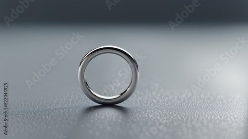 Silver ring. Generative AI