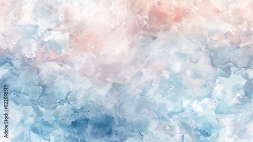 Artistic watercolor pattern background with soft pastel hues and a dreamy  ethereal quality  ideal for a romantic or whimsical project.