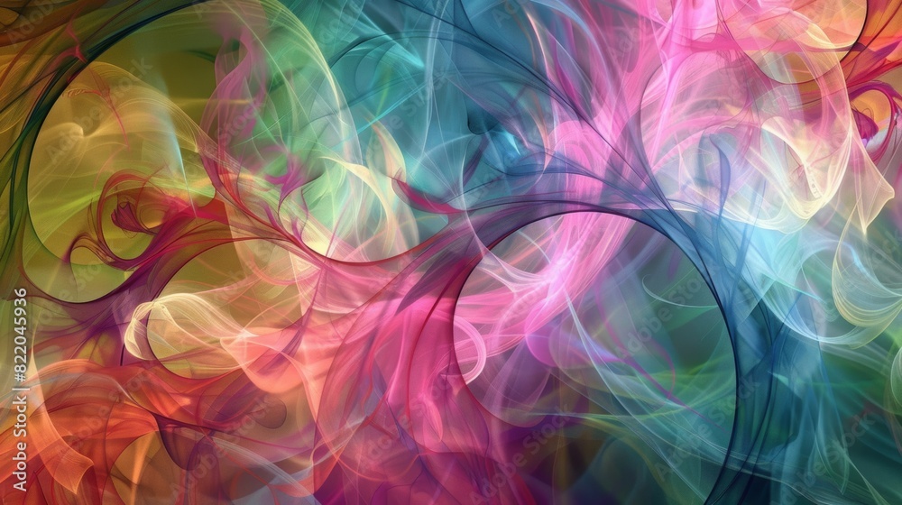 Delicate tendrils of color intertwine, creating a graceful and elegant design. Delicate tendrils of color intertwine, creating a graceful and elegant design.