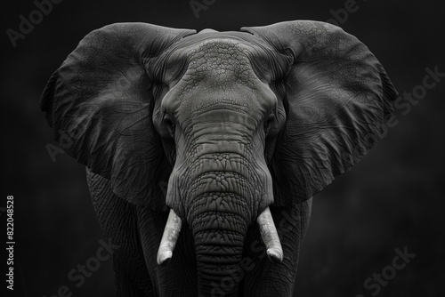 Portrait of an African elephant 1
