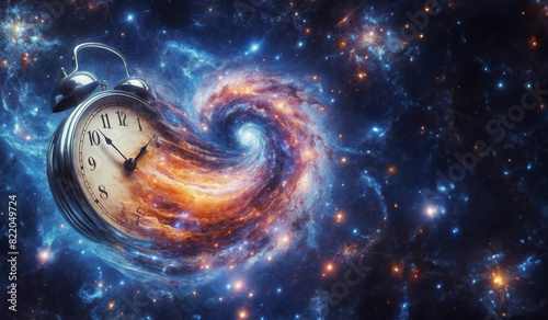 space-time concept illustration
