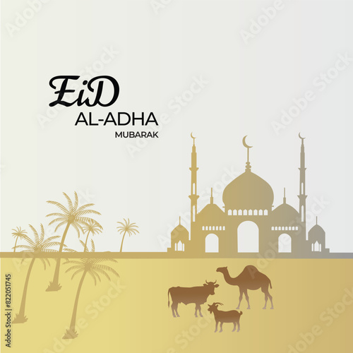 Eid Al Adha Mubarak Social Media Post Design