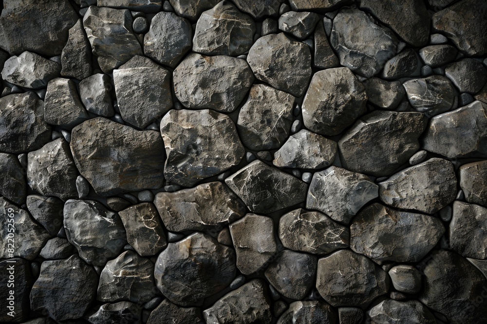 A black and white photo of a stone wall. Suitable for architectural and design projects A black and white photo of a stone wall. Suitable for architectural and design projects