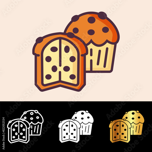 The Panettone icon adds a festive and flavorful touch to bakery websites, culinary blogs, and holiday-themed projects.