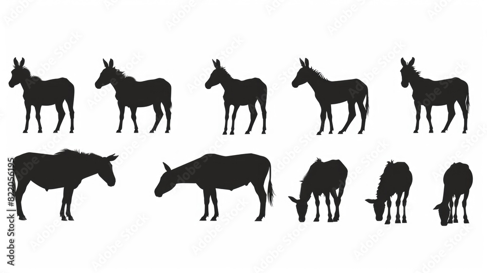 A group of horses standing next to each other. Suitable for various projects A group of horses standing next to each other. Suitable for various projects