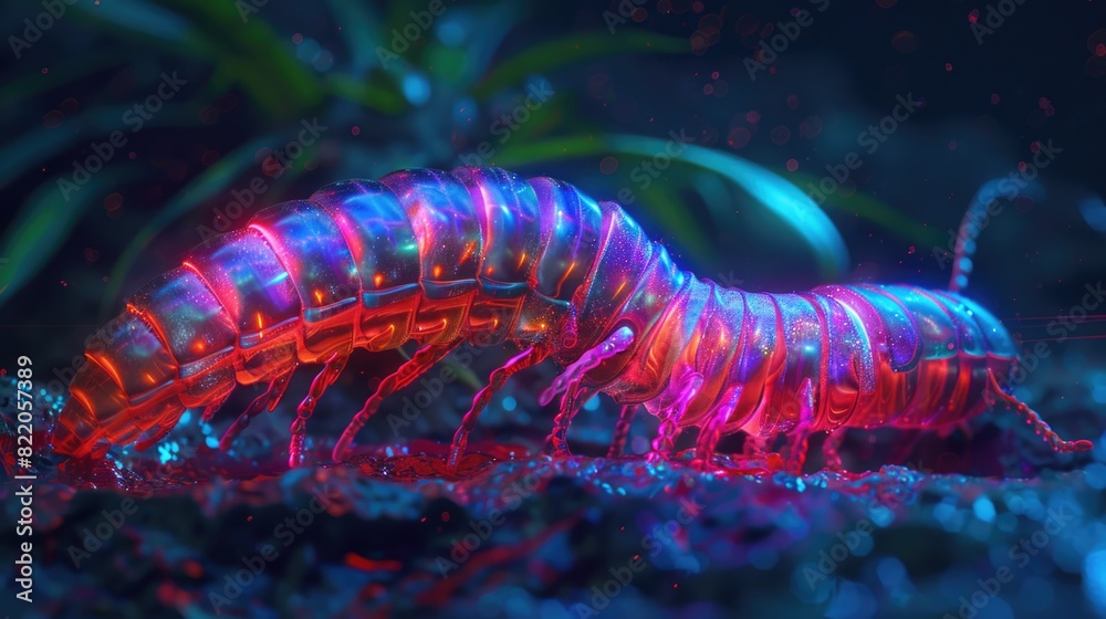 A vibrant bug resting on the ground, suitable for nature or wildlife themes A vibrant bug resting on the ground, suitable for nature or wildlife themes