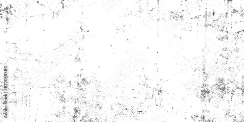 Black and white grunge frame. rough and dirty texture wall background