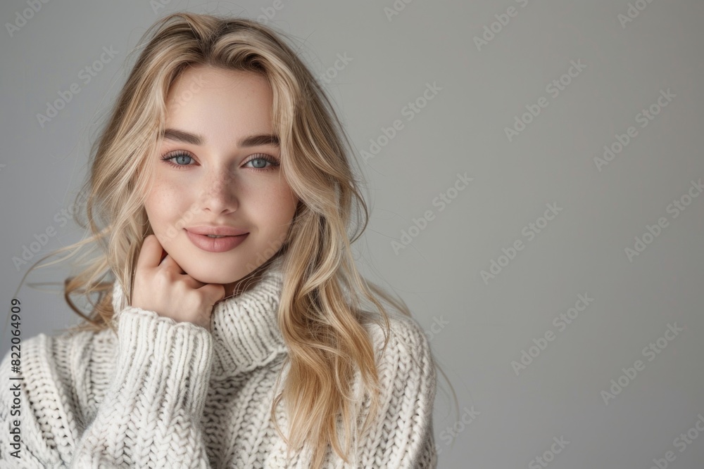 Portrait of a beautiful young happy woman laughing. Portrait of a beautiful young happy woman laughing.
